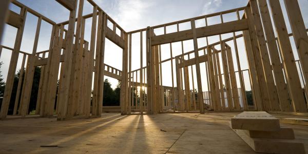 new home in construction